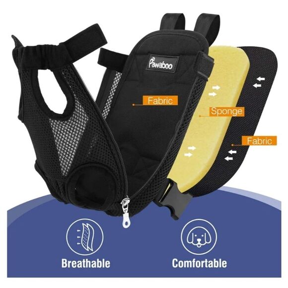 Black Dog Carrier Backpack - Picture 3 of 9